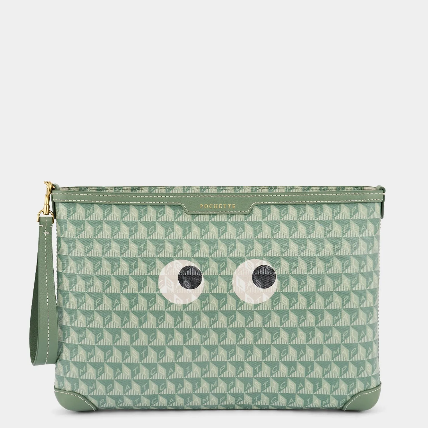 I am A Plastic Bag Eyes Pochette-              