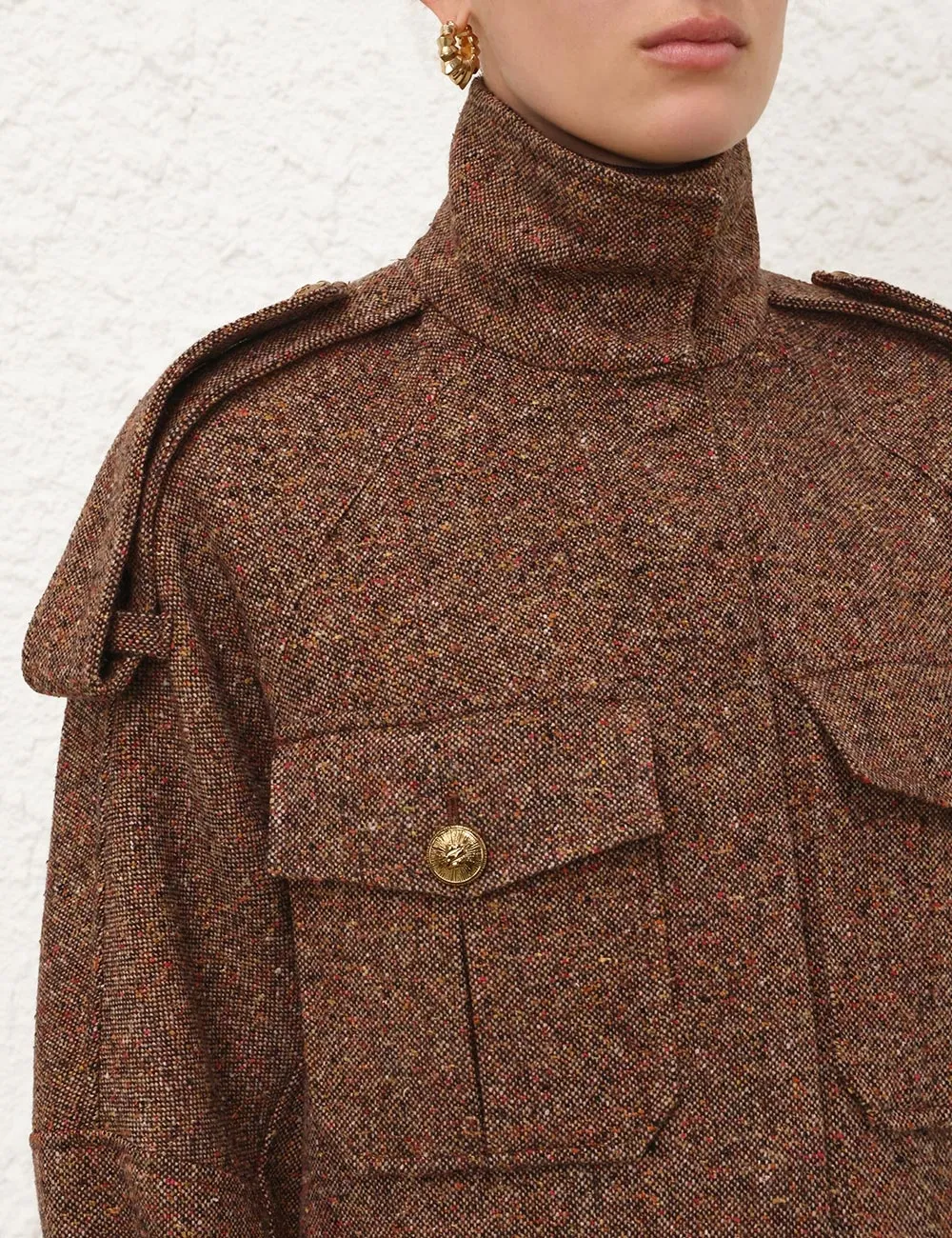 Illustration Tweed Jacket