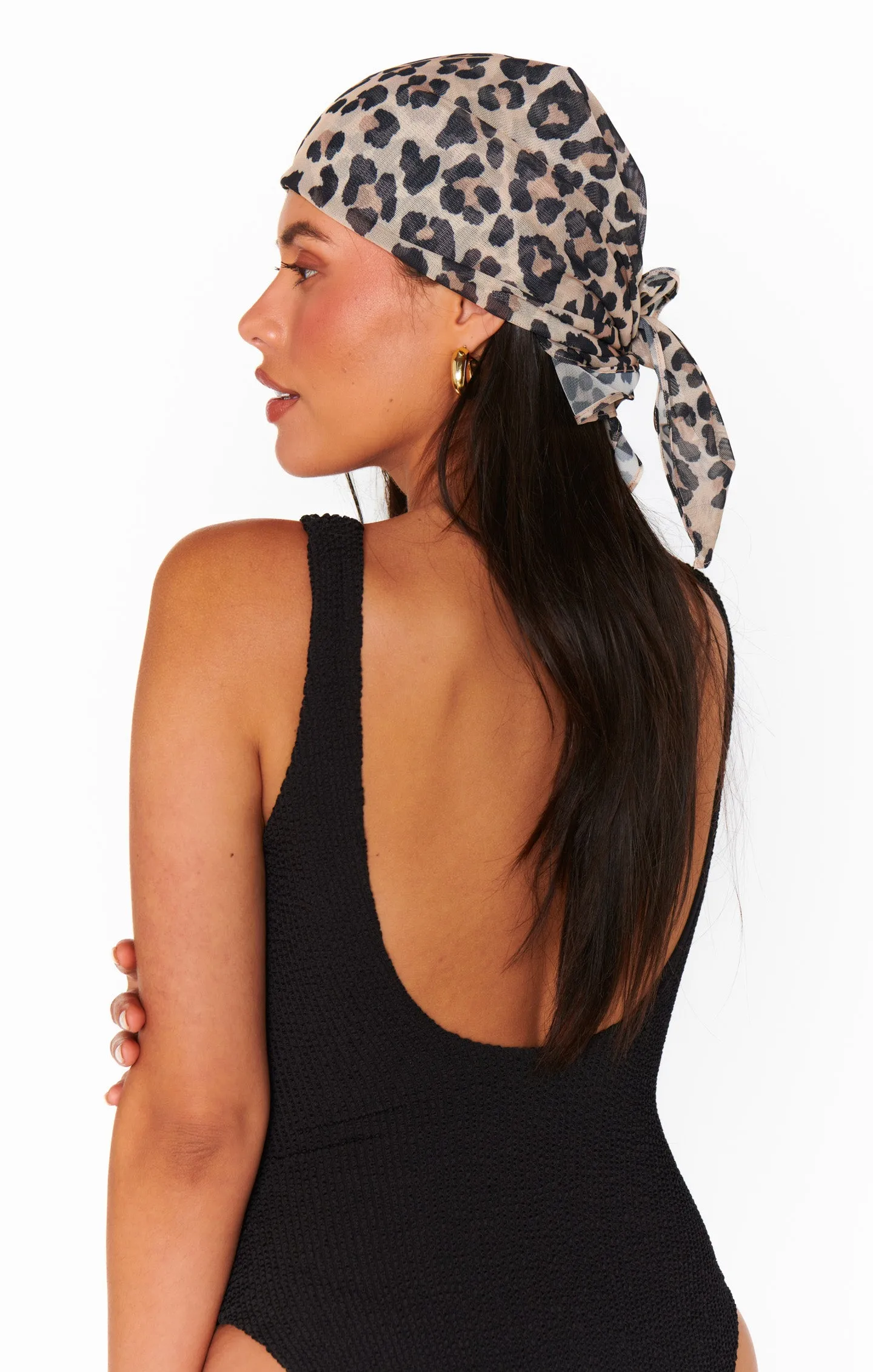 Jayde Scarf ~ Cheetah Mesh