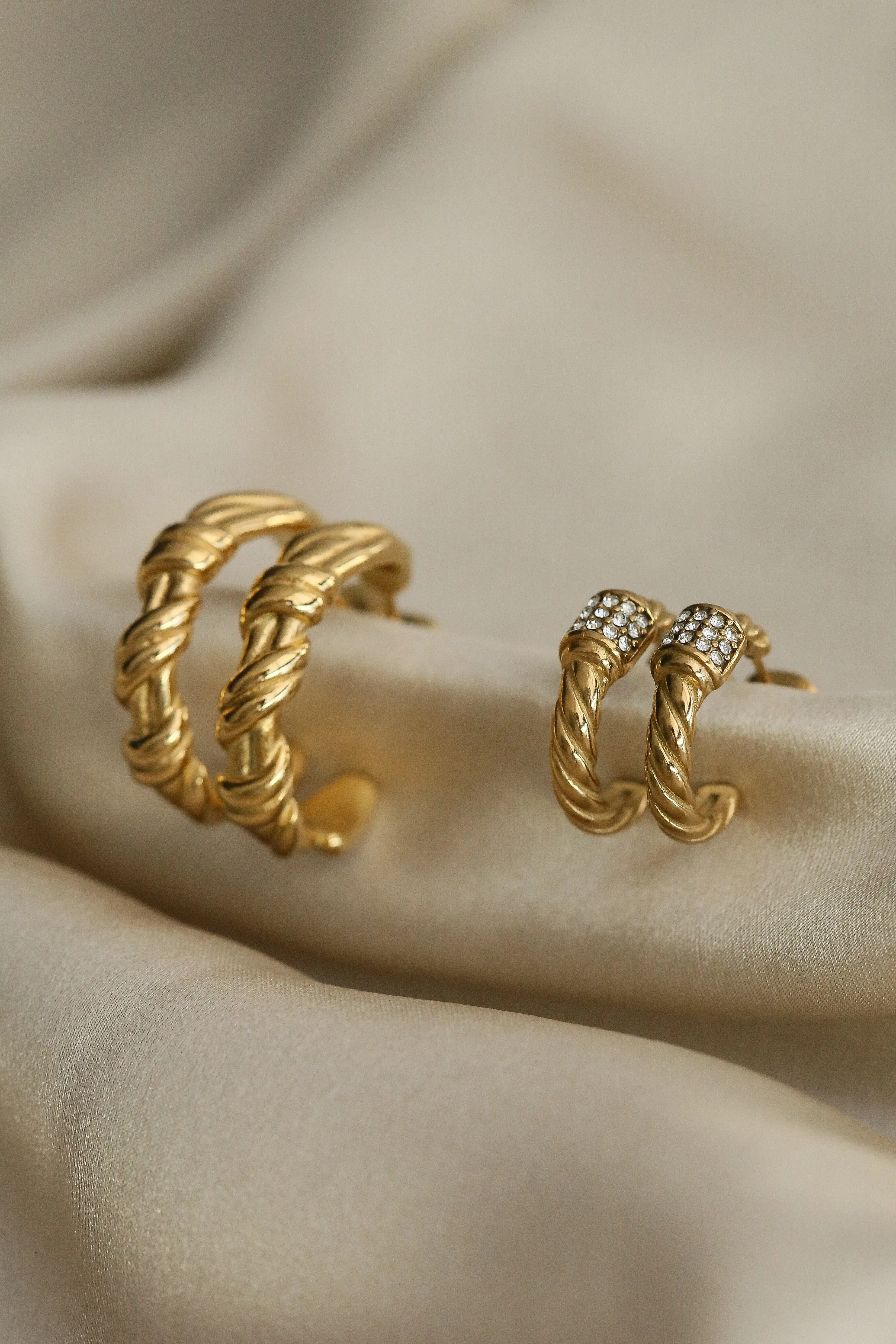 Josephine Hoop Earrings