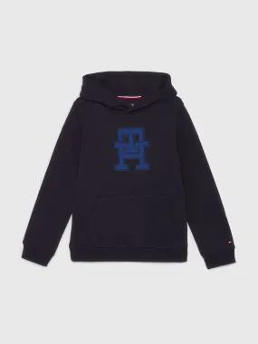 Kids Unisex 3-7 TH Monogram Dual Gender Flex Fleece Hoodie | Sweatshirts & Hoodies | Tommy Kids