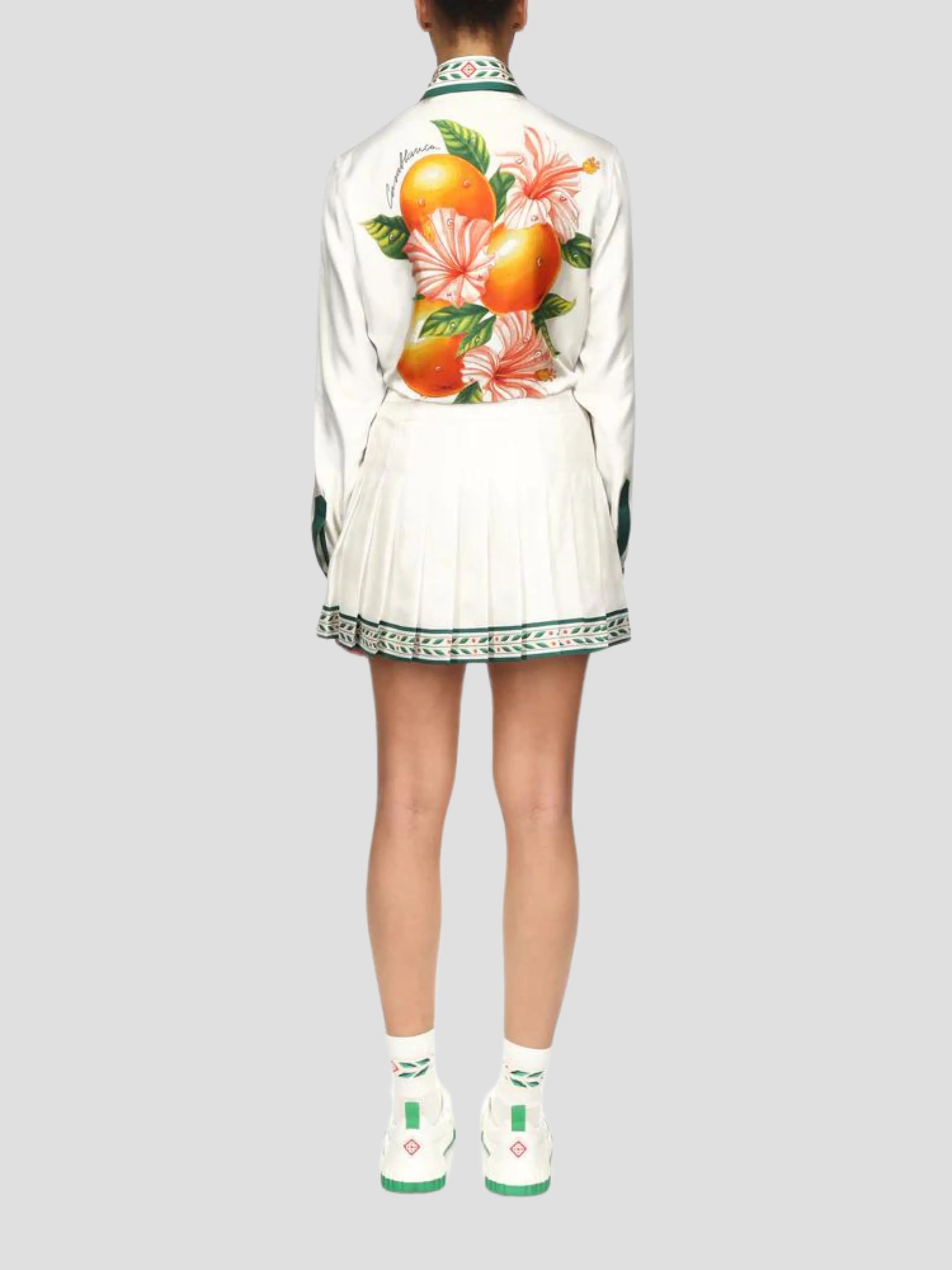 Laurel Silk Tennis Skirt