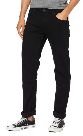 Lee Daren Zip Regular Straight Denim Jeans Black Rinse