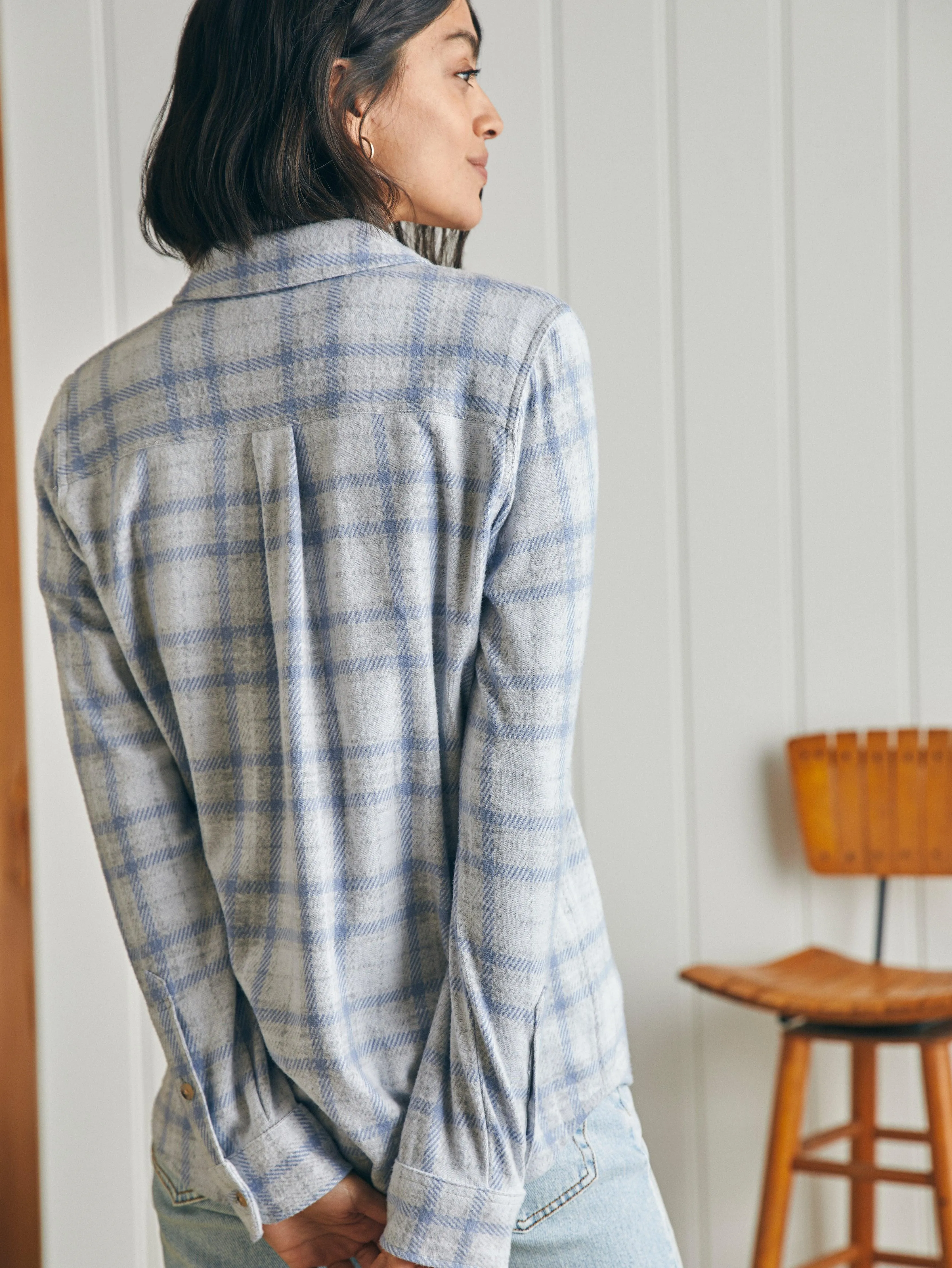 Legend Sweater Shirt - Spring Dew Plaid