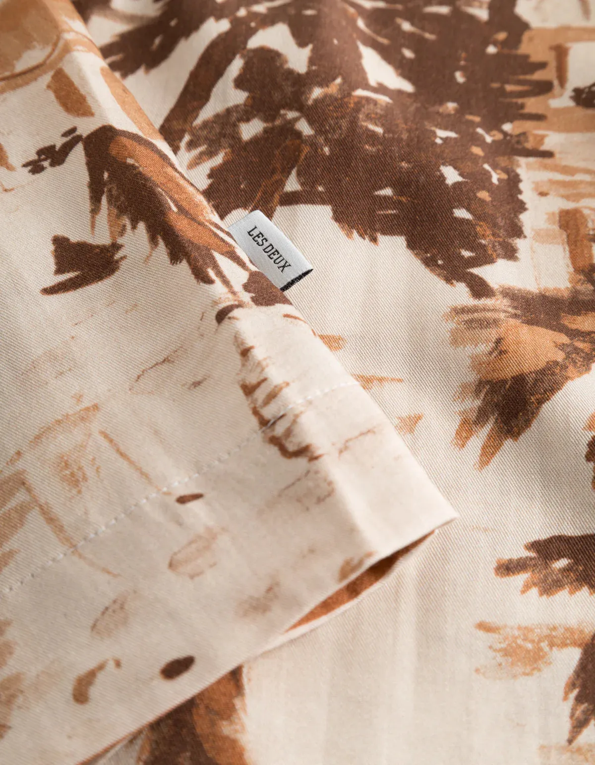LES DEUX   Coastal AOP SS Shirt-Terracotta