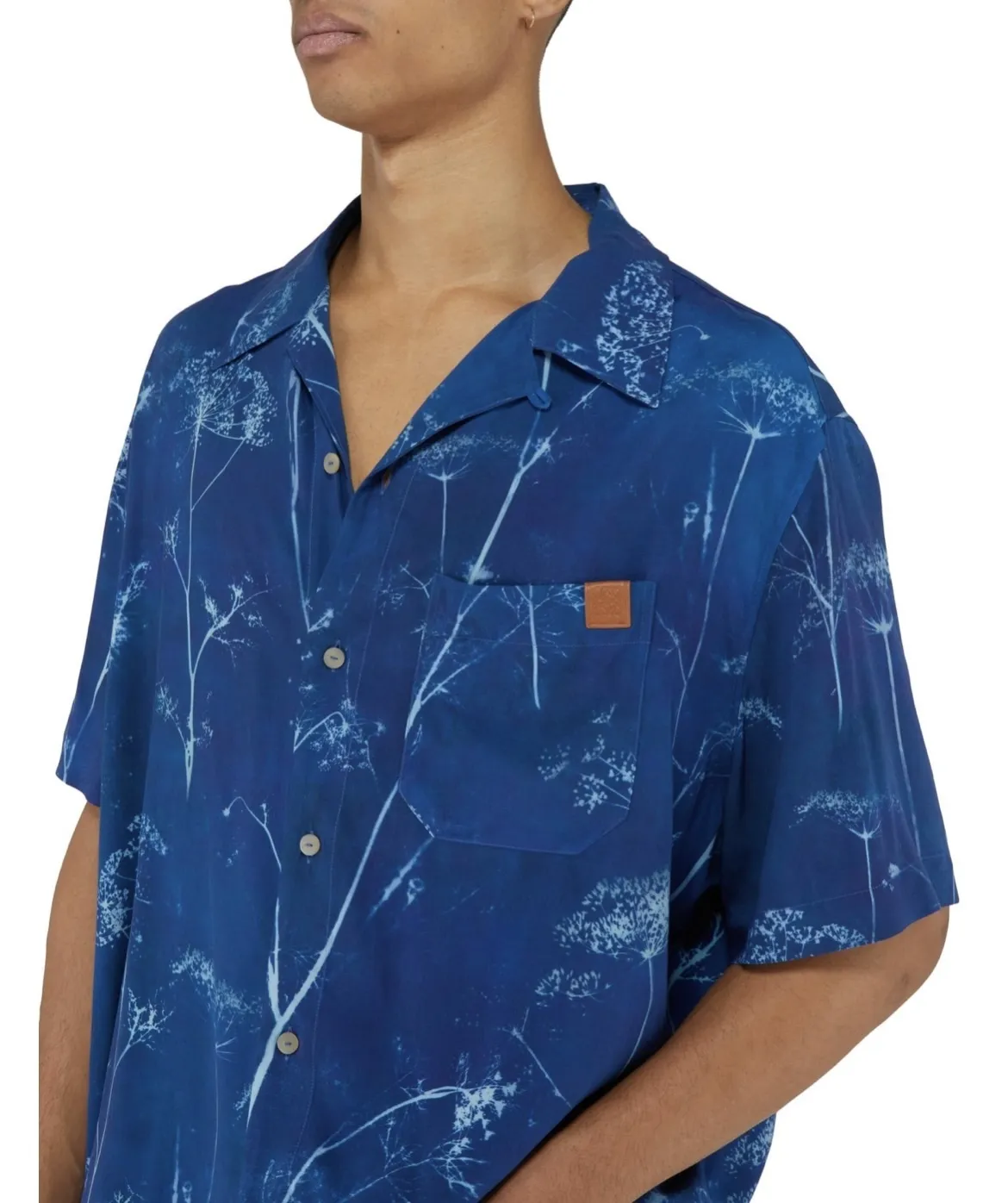 LOEWE  |Short Sleeves Logo Luxury Shirts