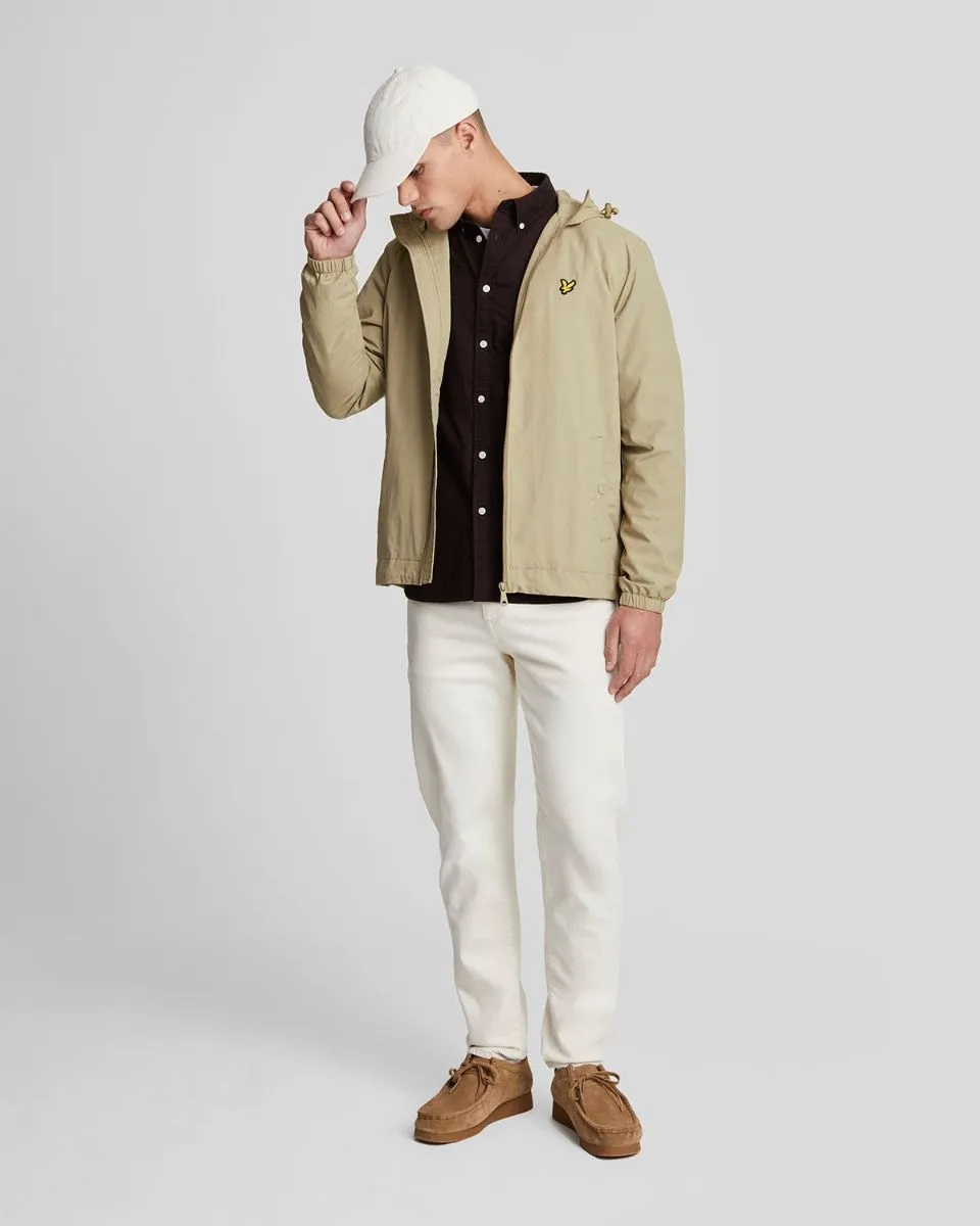 Lyle & Scott Zip Through Jacket Sage Uniform