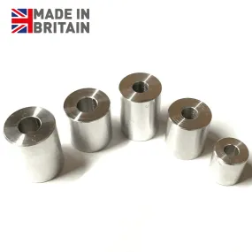 M3 x 20mm O/D x 6mm Length Spacers - 6082 Aluminium