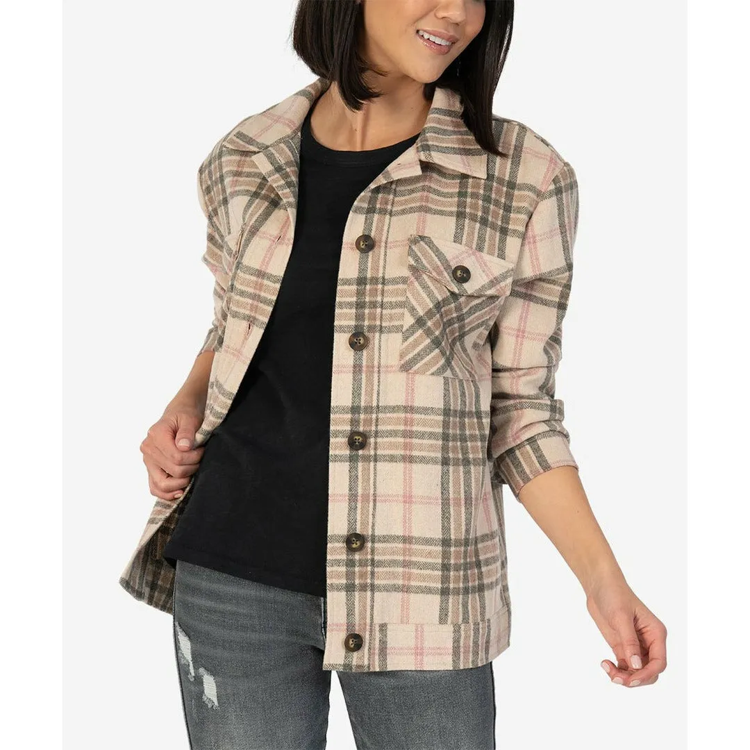 Magnolia Plaid Shirt Jacket