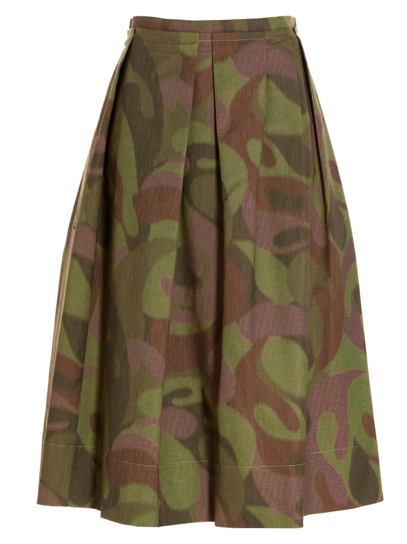 Marni All-Over Printed Midi Skirt