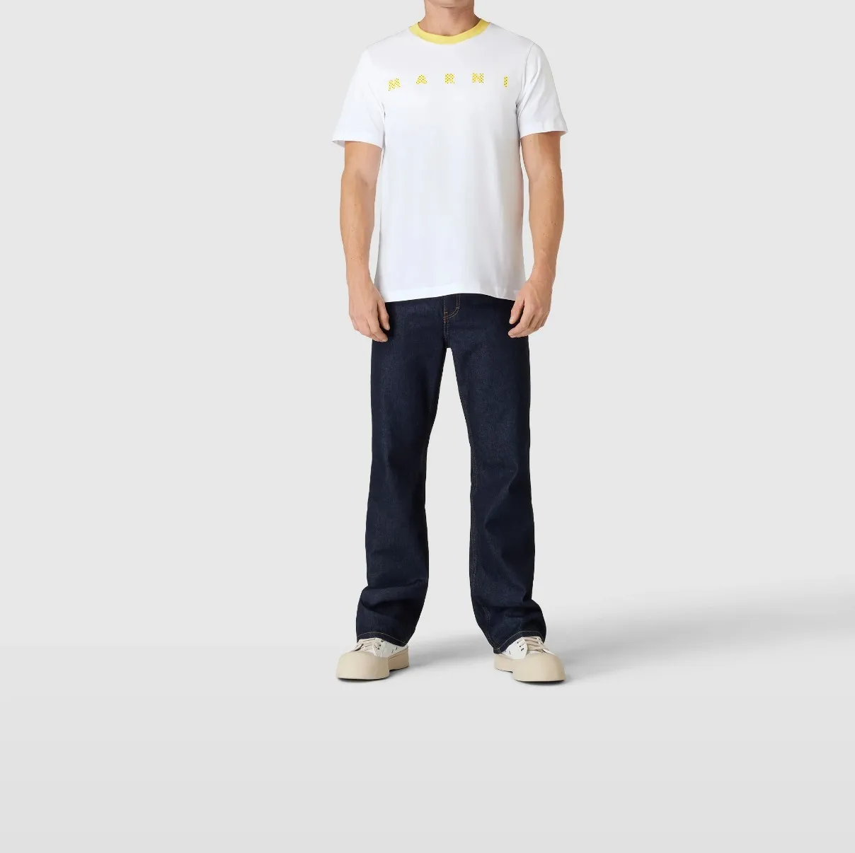 MARNI  |Short Sleeves Logo Designers T-Shirts