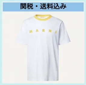 MARNI  |Short Sleeves Logo Designers T-Shirts