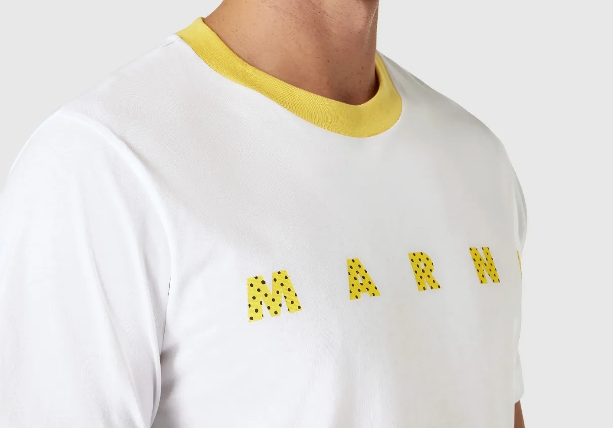 MARNI  |Short Sleeves Logo Designers T-Shirts