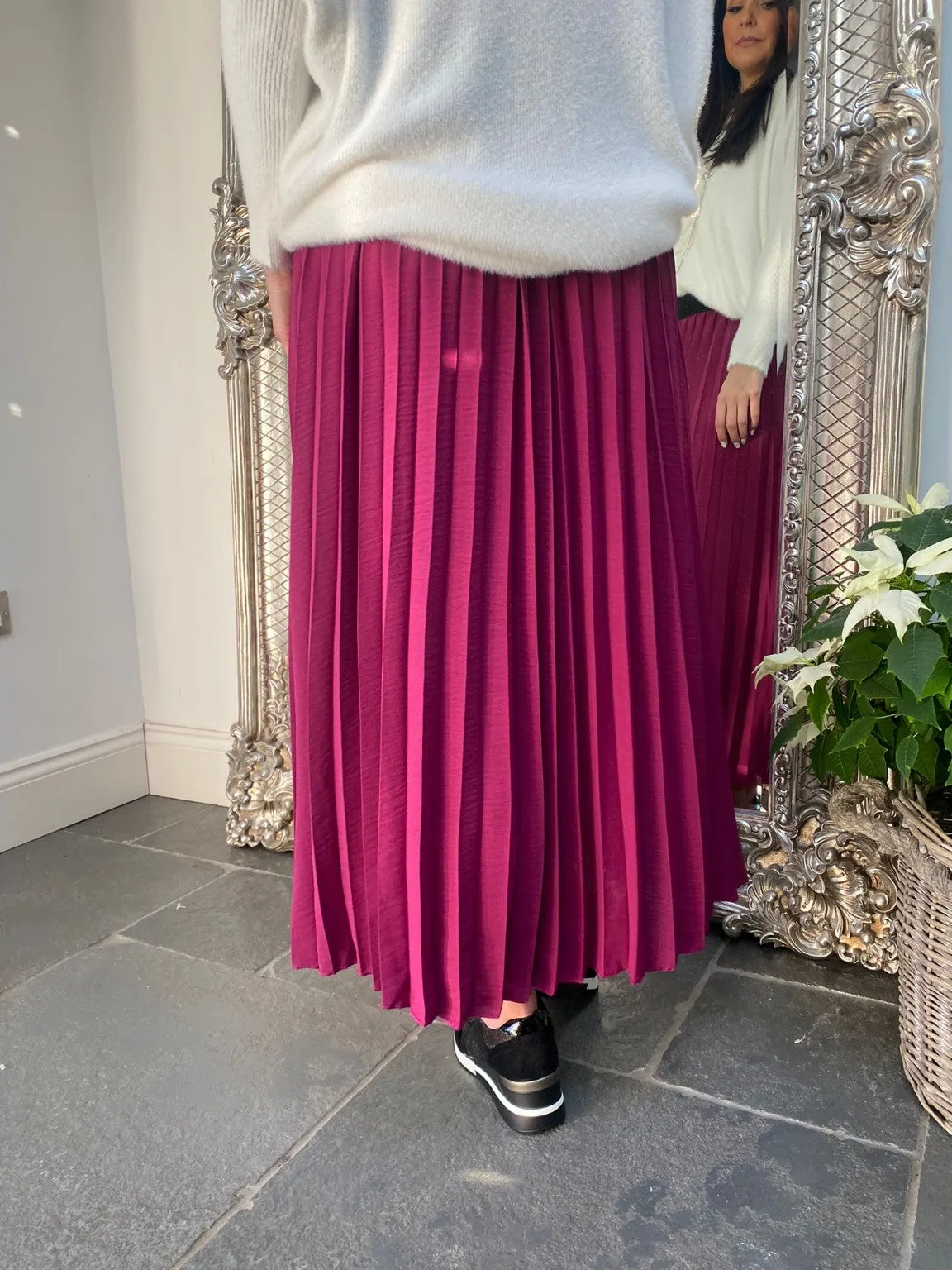 Midi Pleated Skirt Niamh