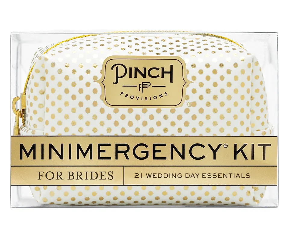 MINIMERGENCY BRIDE WHITET/GOLD DOT