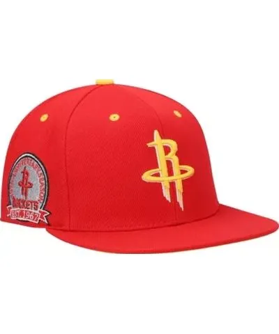 Mitchell & Ness Men's NBA Houston Rockets 40th Anniversary Color Flip Snapback Hat