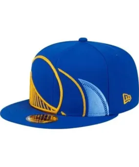 New Era Men's NBA Golden State Warriors Sport Night Team Shadow 9FIFTY Snapback Hat