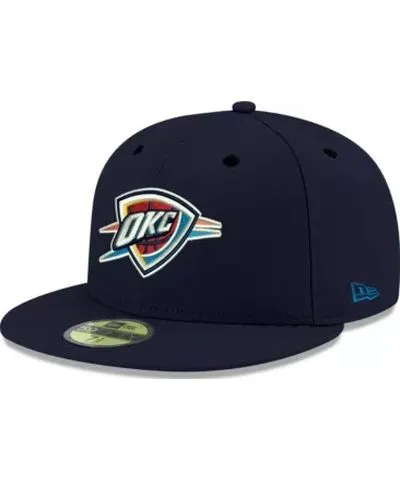 New Era Men's NBA Oklahoma City Thunder Official Team Color 59FIFTY Fitted Hat