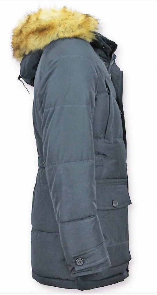 Online Winter Coat For Men Blue |