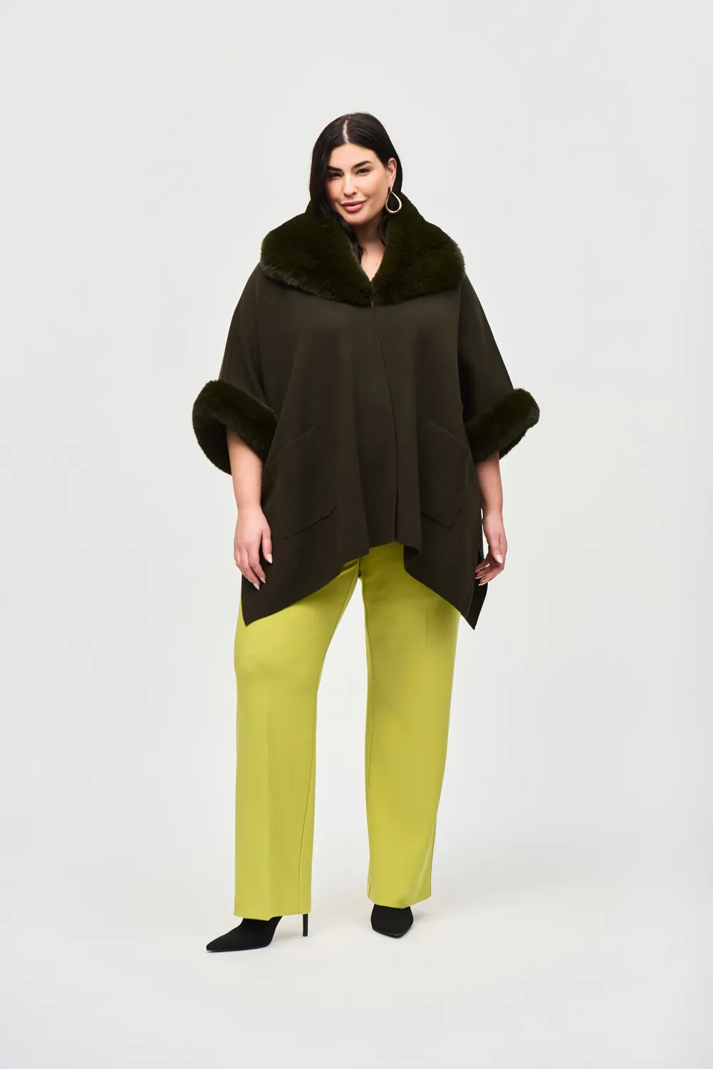 Oversized Shawl Collar Coat Style 243930