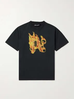 Palm Angels  |Street Style Cotton Logo T-Shirts