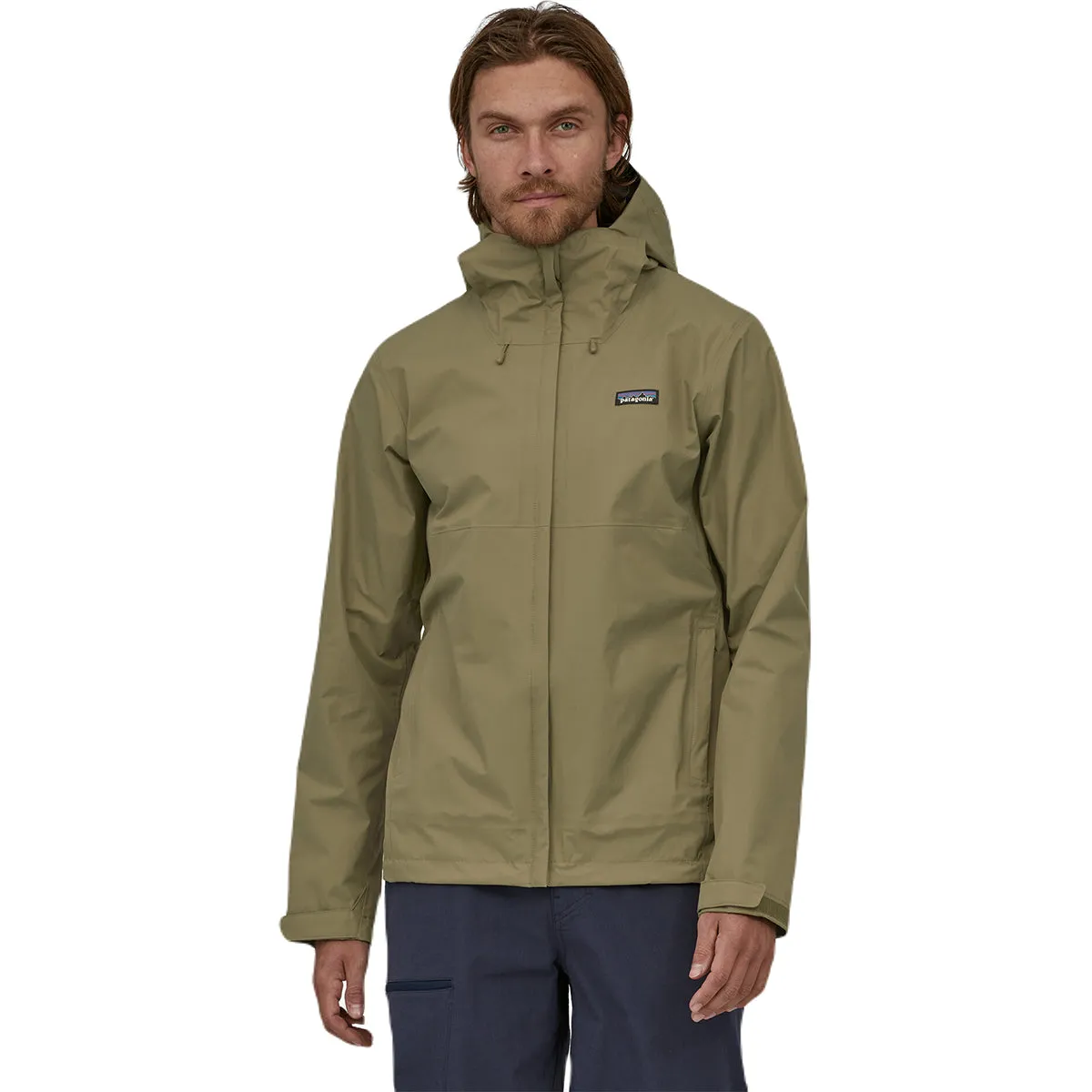 Patagonia Men's Sage Khaki Torrentshell 3L Jacket