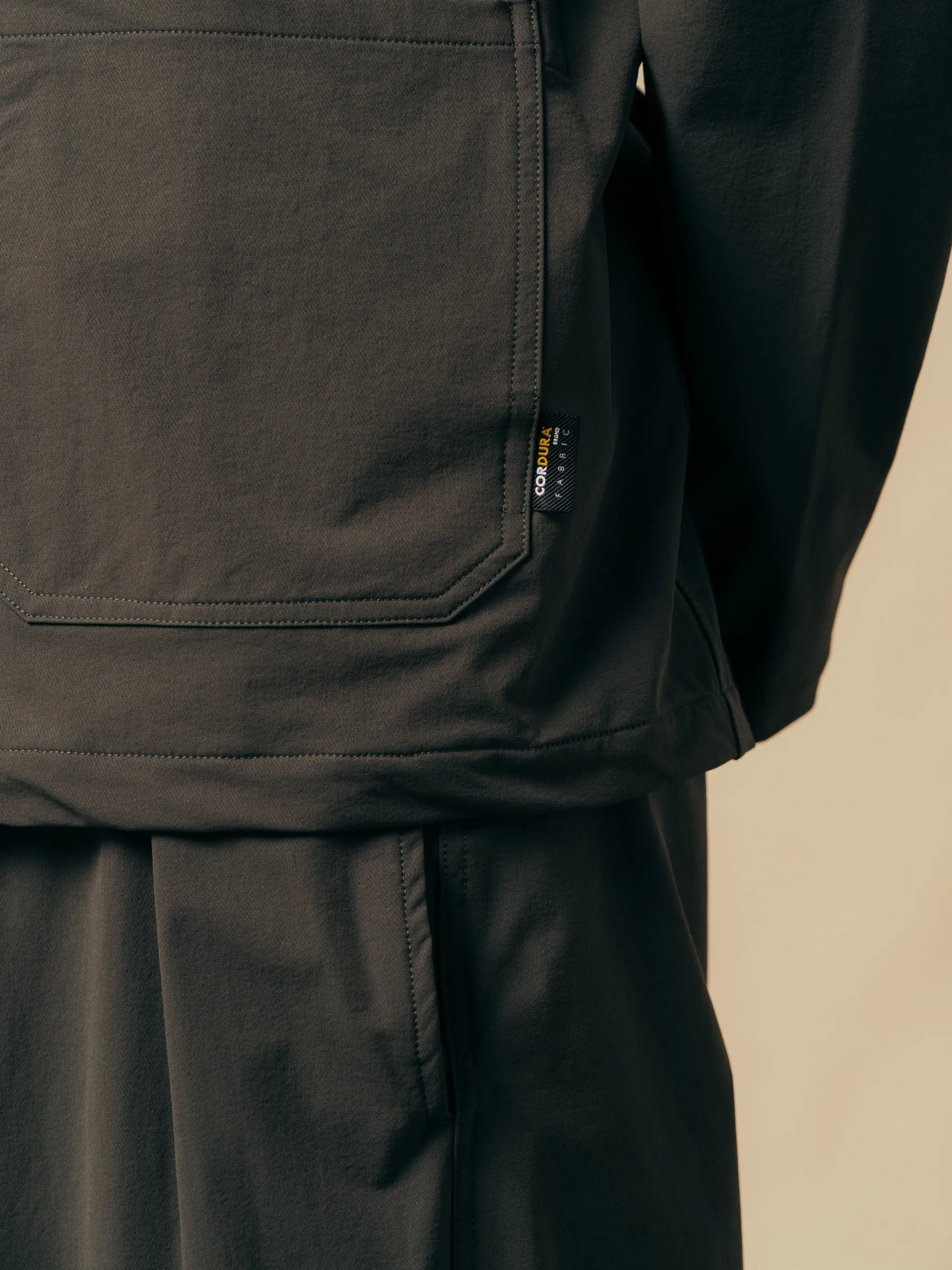 Port Jacket In Slate CORDURA 4-Way Stretch Nylon