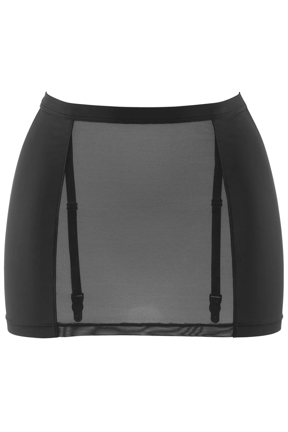 Pure Tentation Black Naked Back Skirt