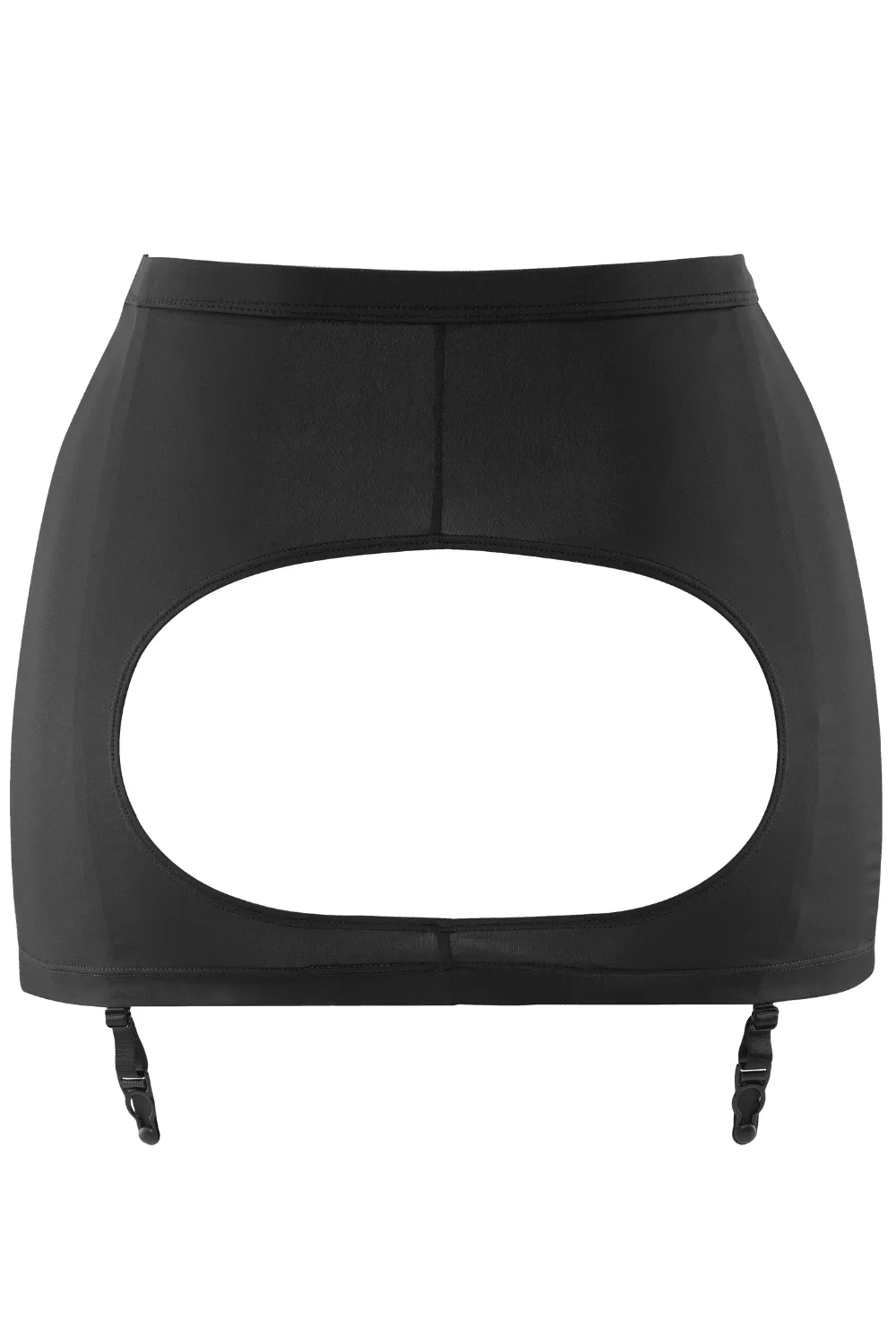 Pure Tentation Black Naked Back Skirt