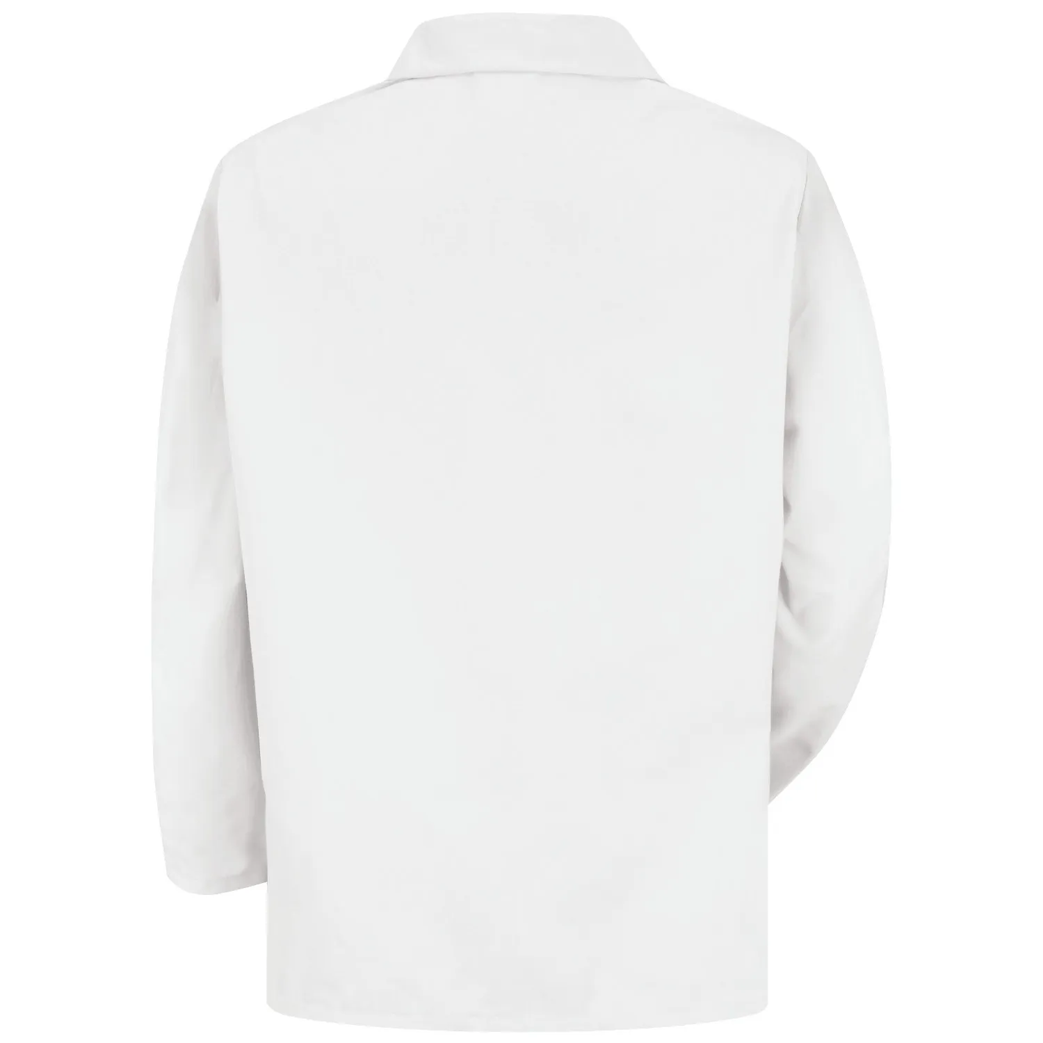 Red Kap KP10 Men's Lapel Counter Coat - White