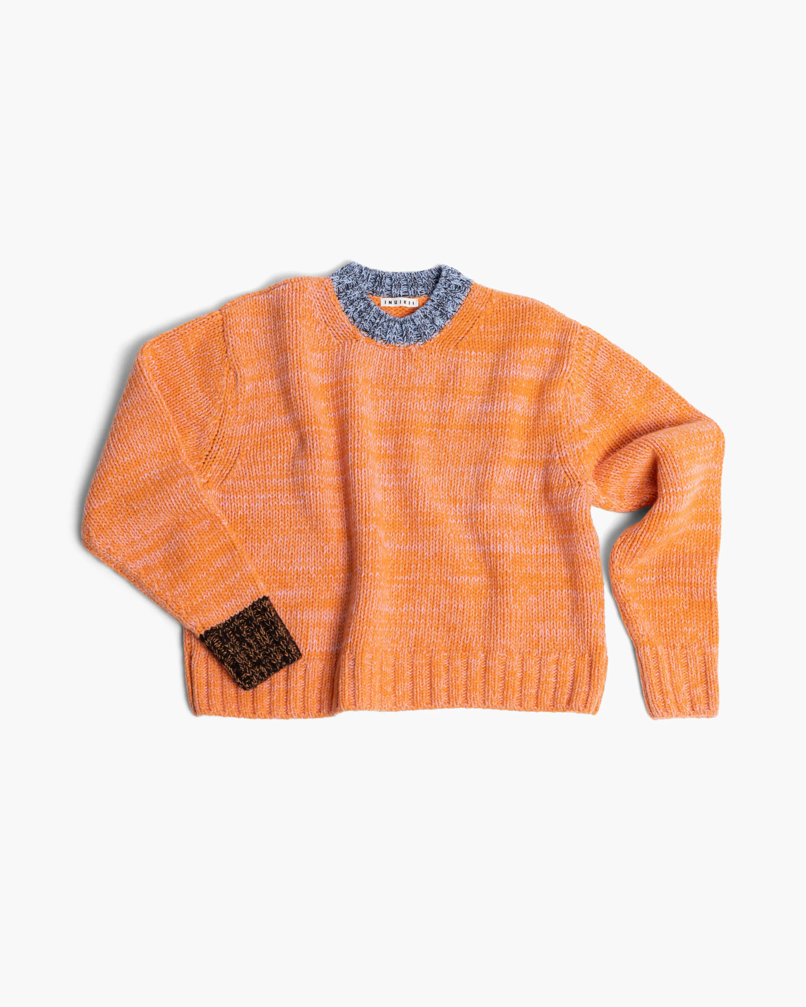  Relaxed Knit Sweater Orange - Rose 