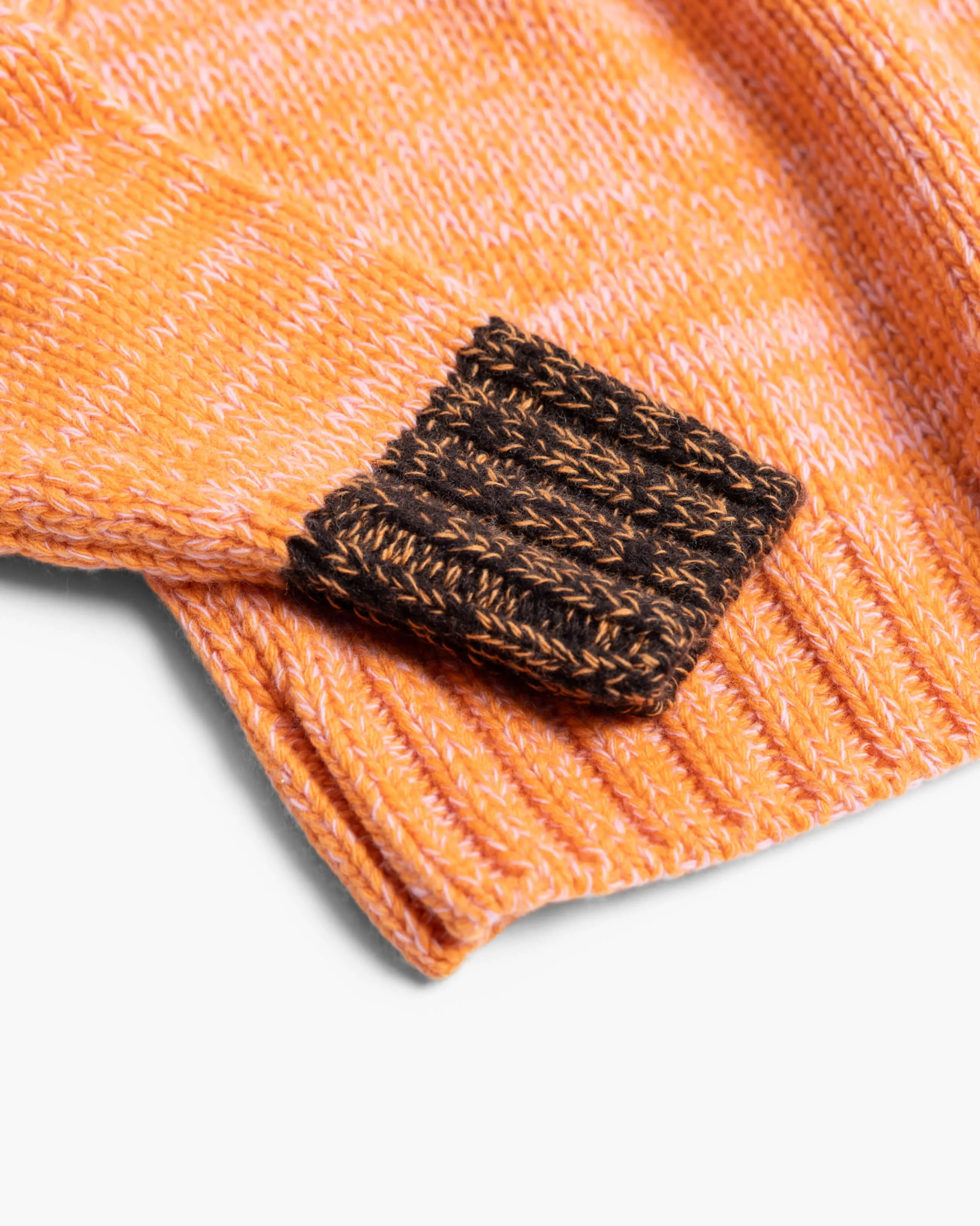  Relaxed Knit Sweater Orange - Rose 