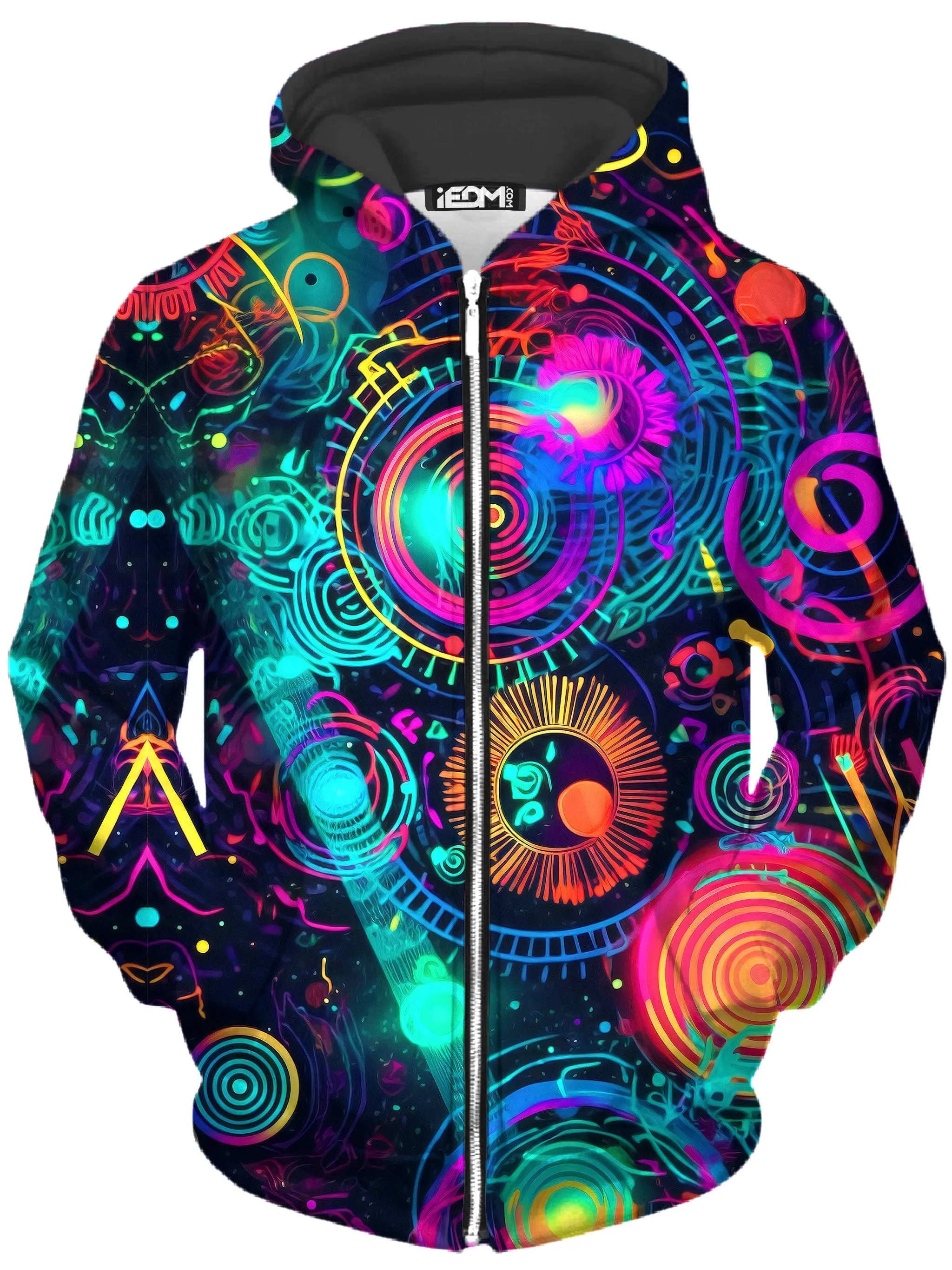 Retro Trip Unisex Zip-Up Hoodie