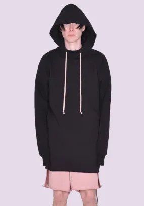 RICK OWENS DRKSHDW DU01C6285 F HOODED SWEATSHIRT BLACK