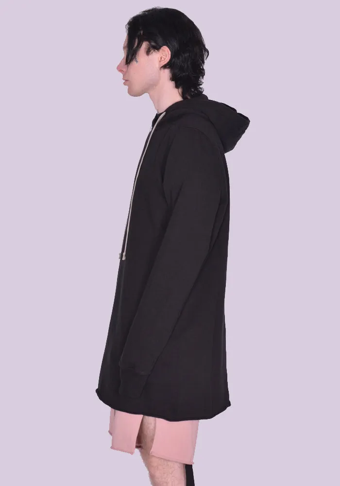 RICK OWENS DRKSHDW DU01C6285 F HOODED SWEATSHIRT BLACK