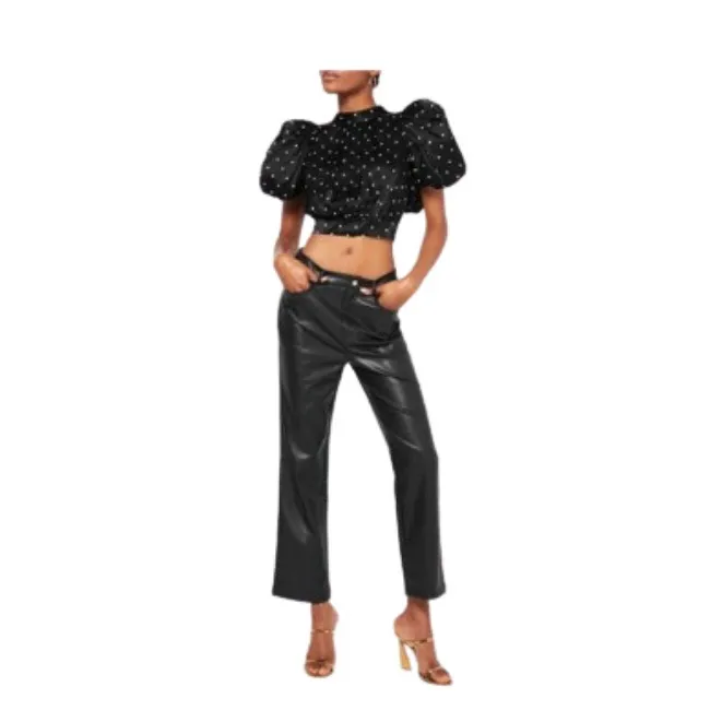 ROTATE  |Dots Puff Sleeves Shirts & Blouses