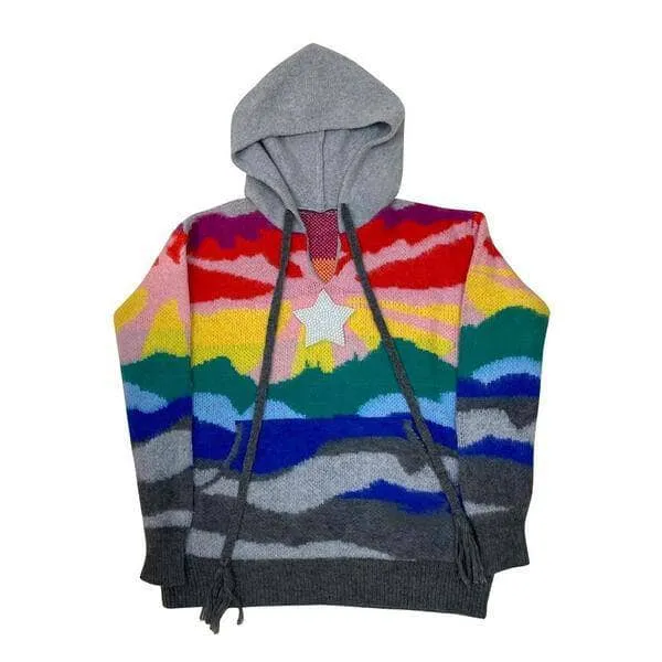 Shooting Star Rainbow Sweater