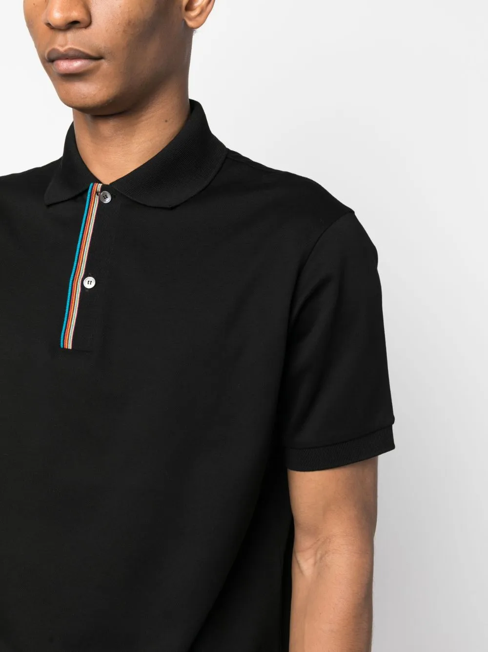 SIGNATURE STRIPE COTTON POLO SHIRT