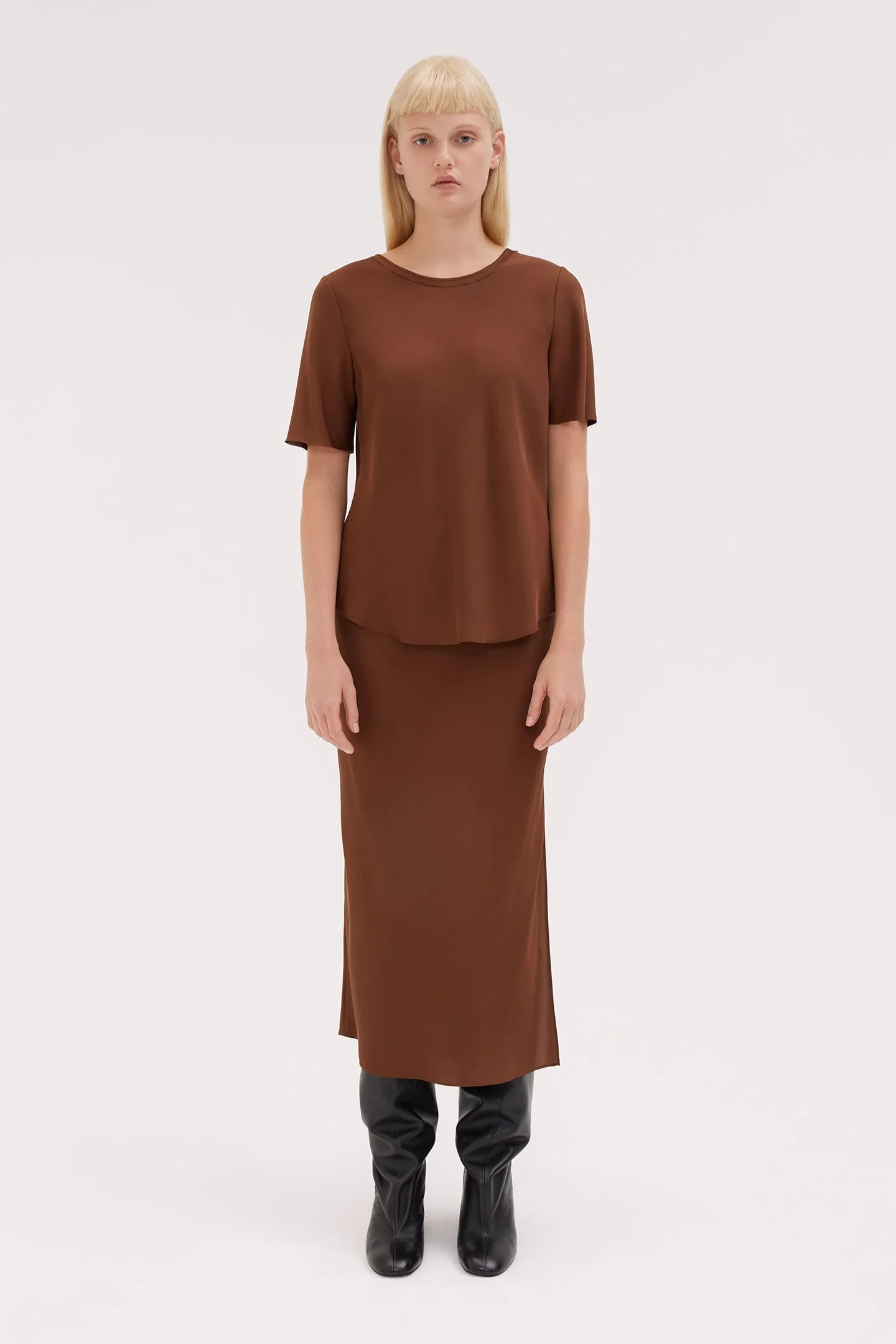 Sky Silk Tee