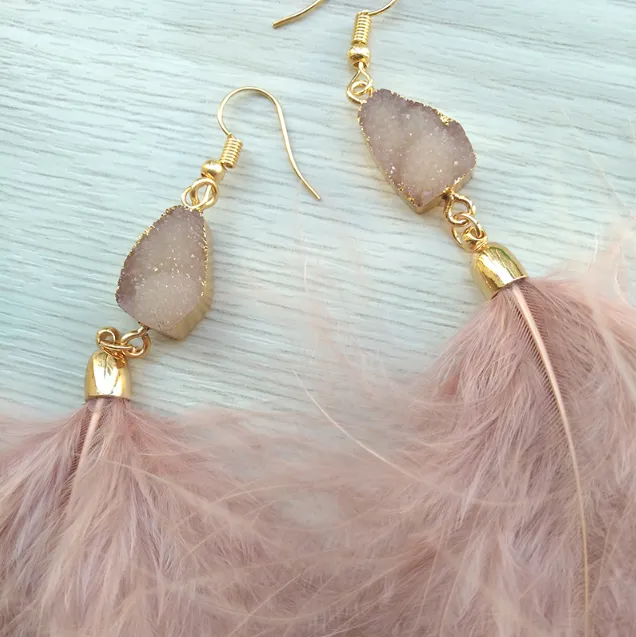 Soraya Feather Earrings