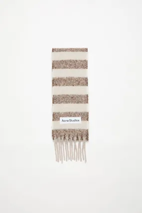 Stripe alpaca scarf - Narrow