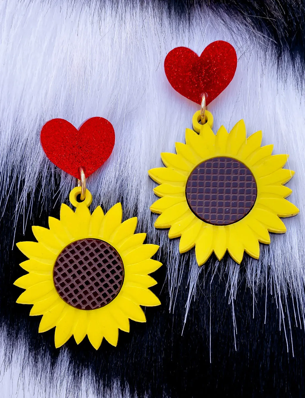 SUNFLOWER EARRINGS