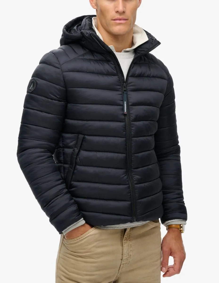 Superdry Hooded Fuji Sport Padded Jacket Eclipse Navy