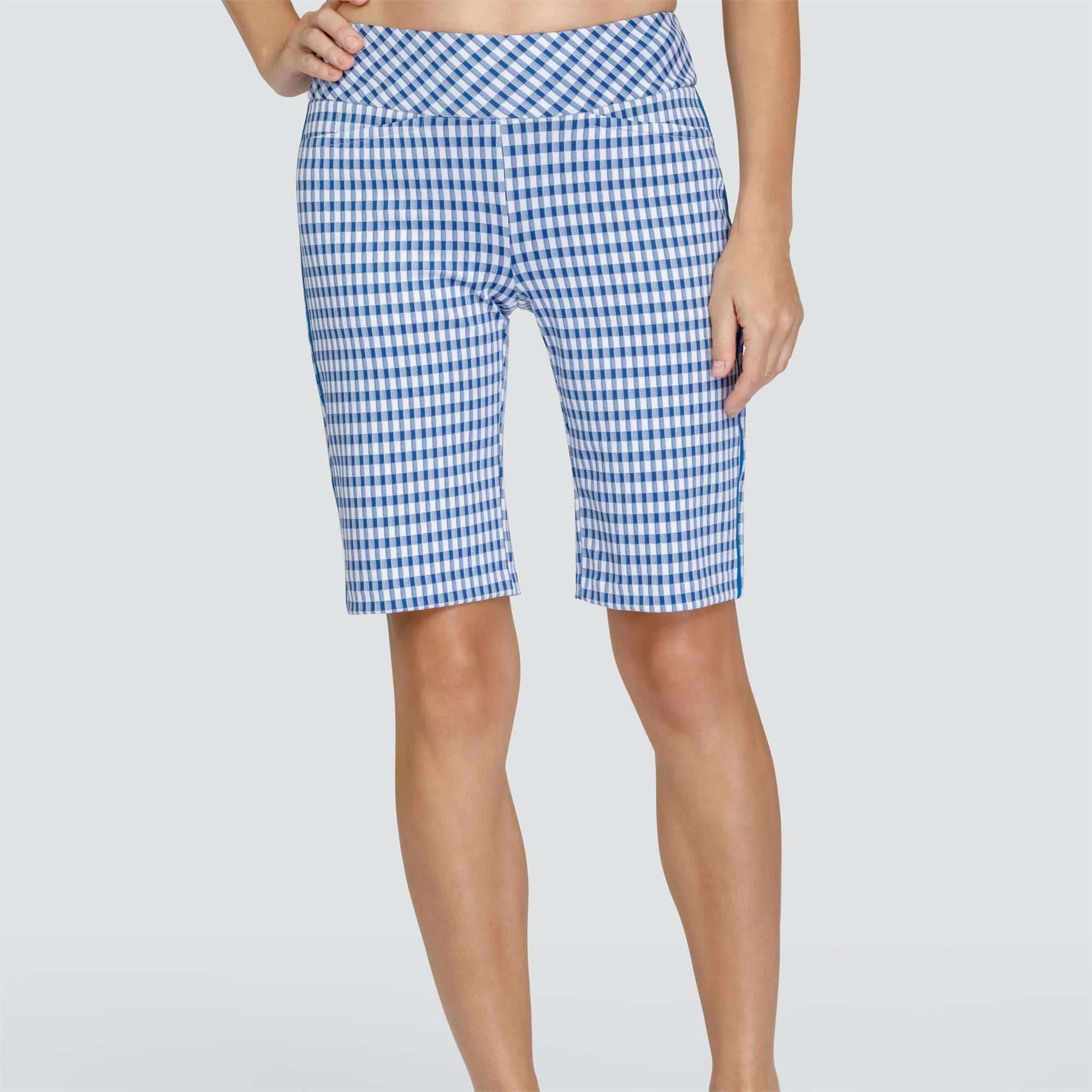 Tail Anya Pill On Ladies Shorts Royal Gingham