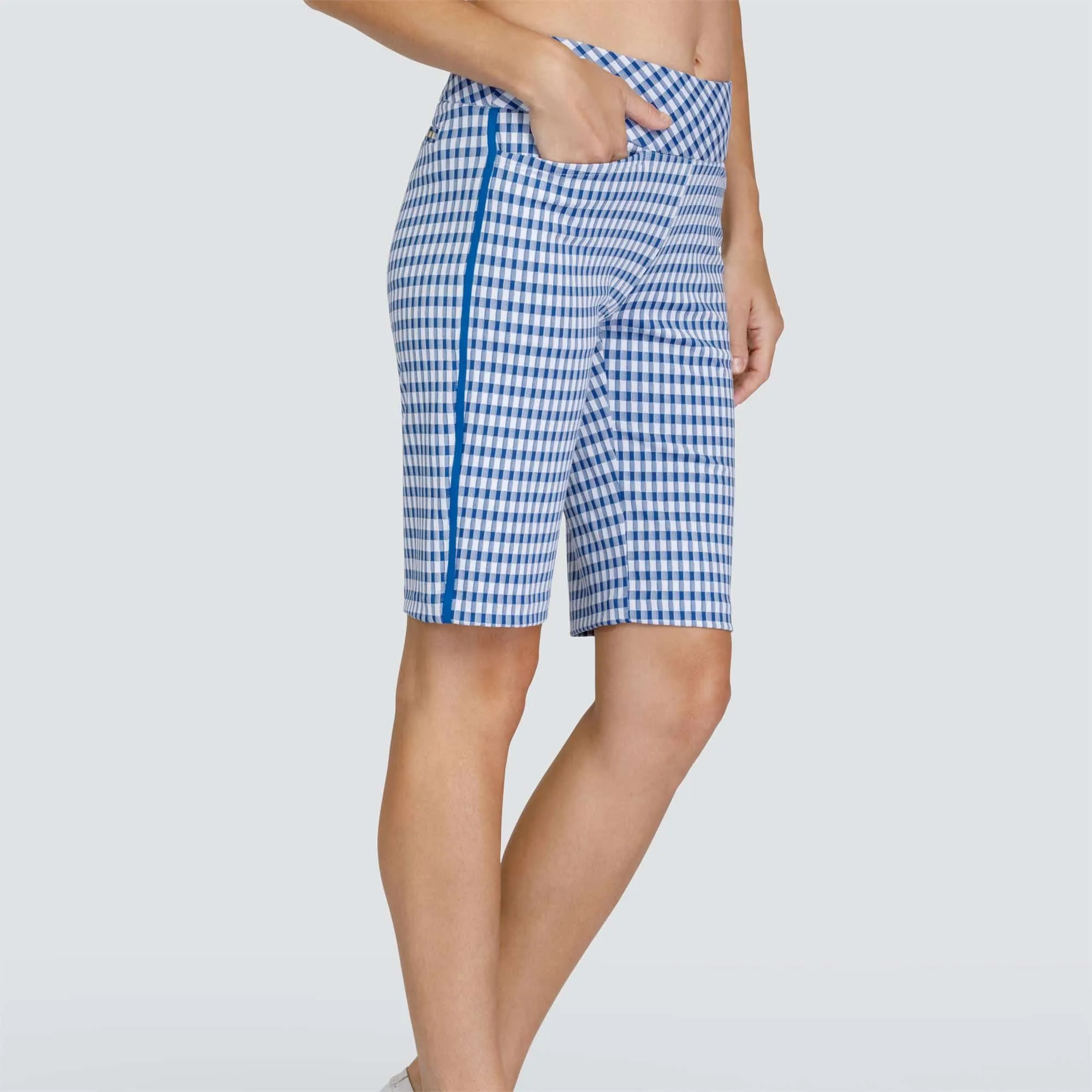 Tail Anya Pill On Ladies Shorts Royal Gingham