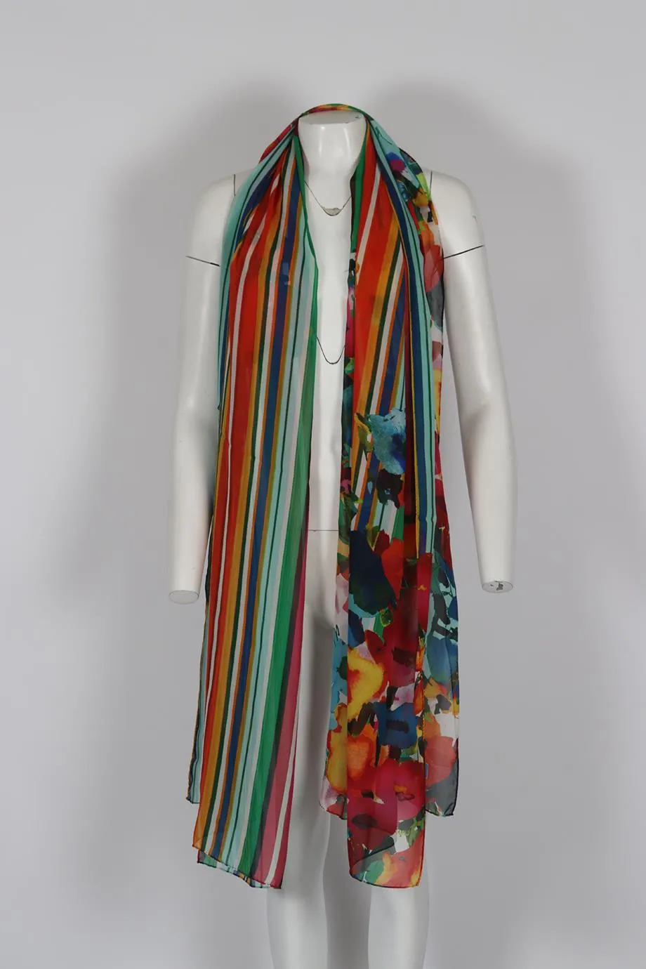 TALBOT RUNHOF PRINTED SILK SCARF