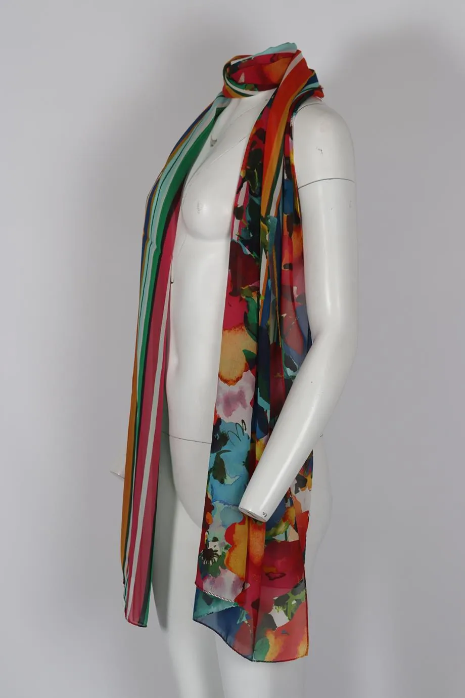 TALBOT RUNHOF PRINTED SILK SCARF