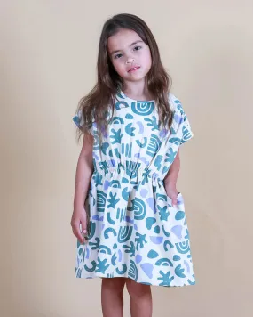 Tiny Tribe Organic Shapes Drop Shoulder Dress