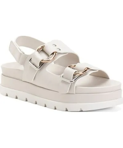 Tj Maxx Leather Blast Buckle Ankle Strap Sandals For Women