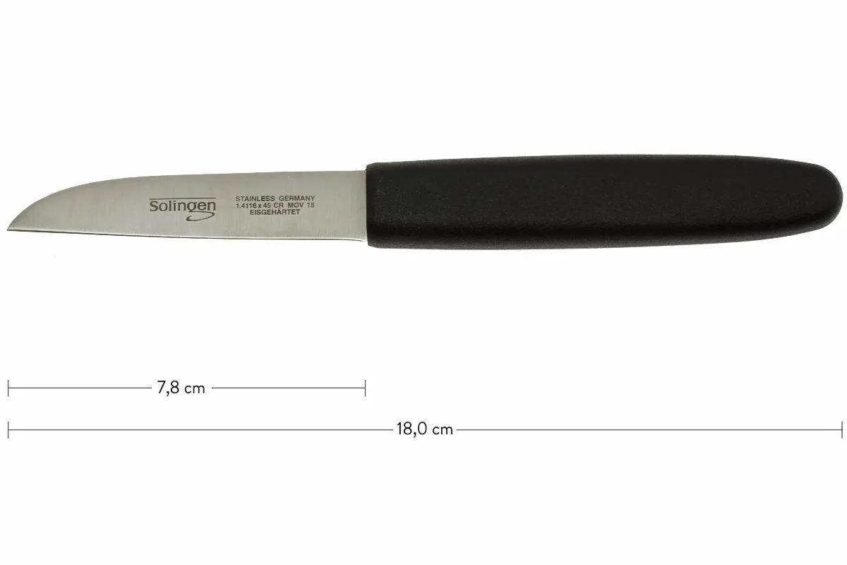 Triangle vegetable knife 8 cm SS